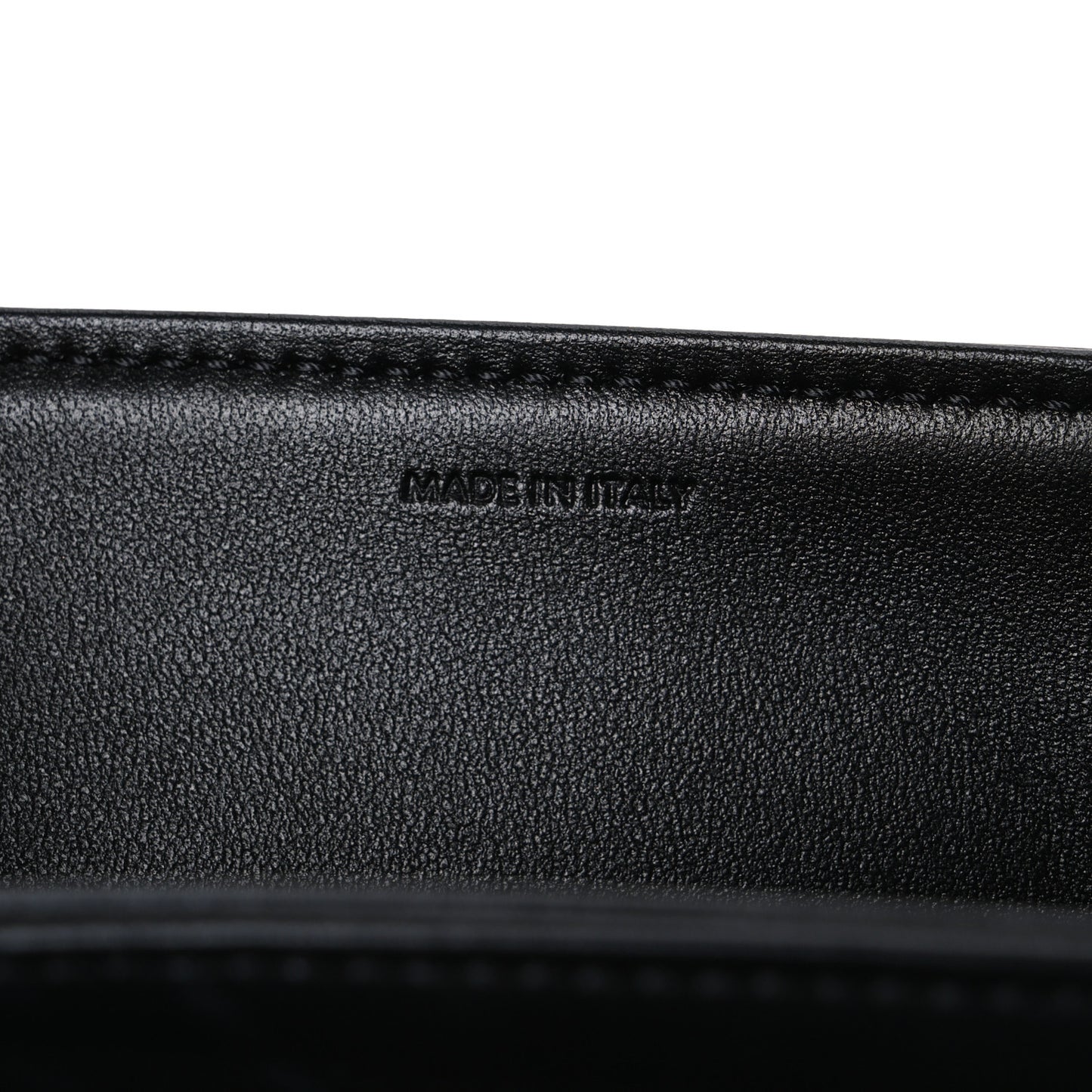 Shiny Calfskin Medium Triomphe Black