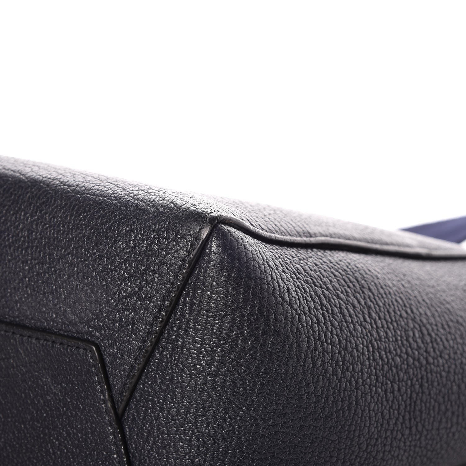 Celine Soft Grained Calfskin Small Sangle Bucket Bag Navy 10 of 11