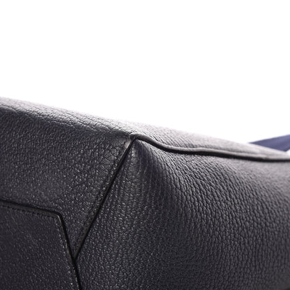 Celine Soft Grained Calfskin Small Sangle Bucket Bag Navy 10 of 11