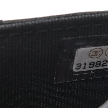 Chanel Caviar Quilted Flap Card Holder Wallet Black 8 of 9