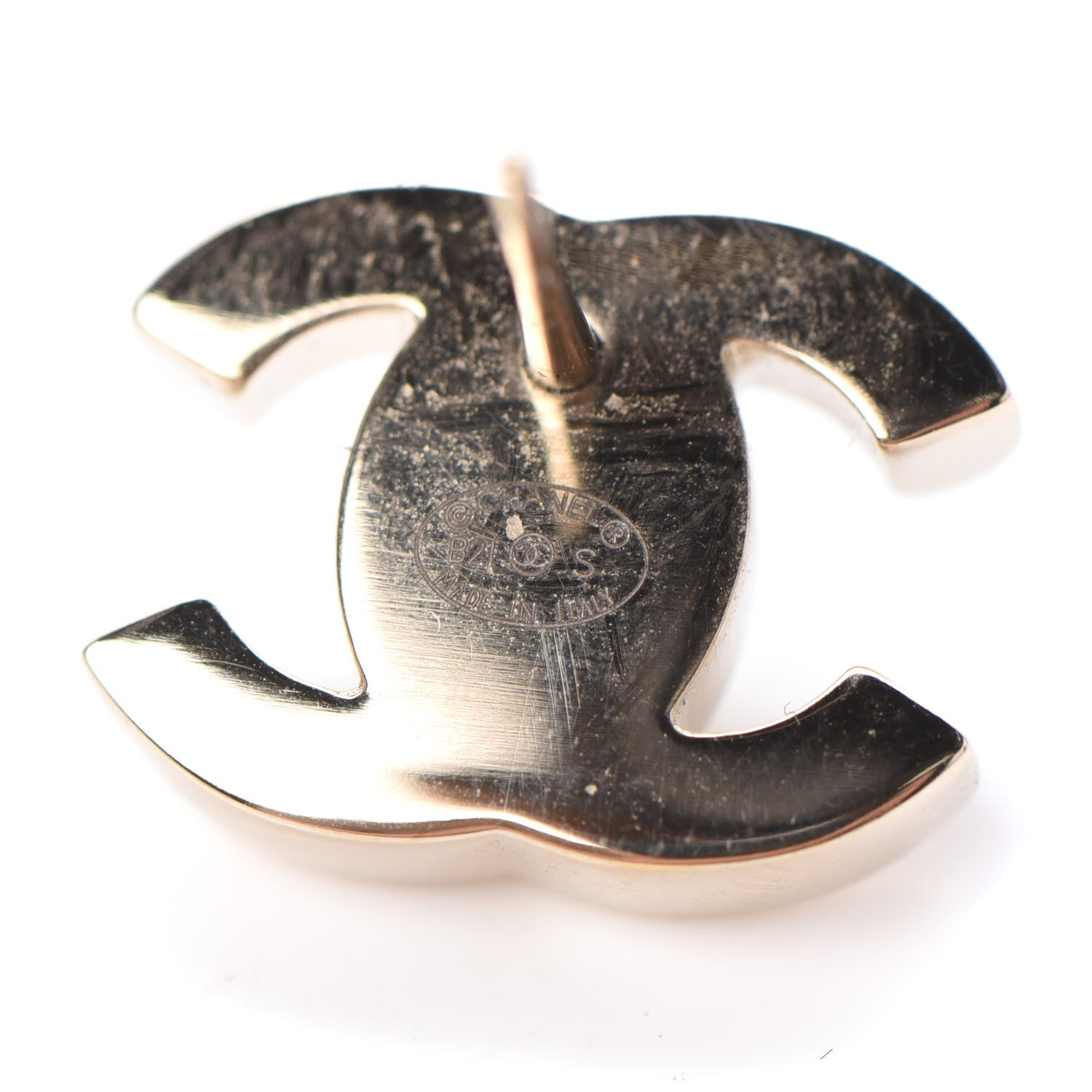 Chanel Metal CC Turnlock Earrings Gold 4 of 5
