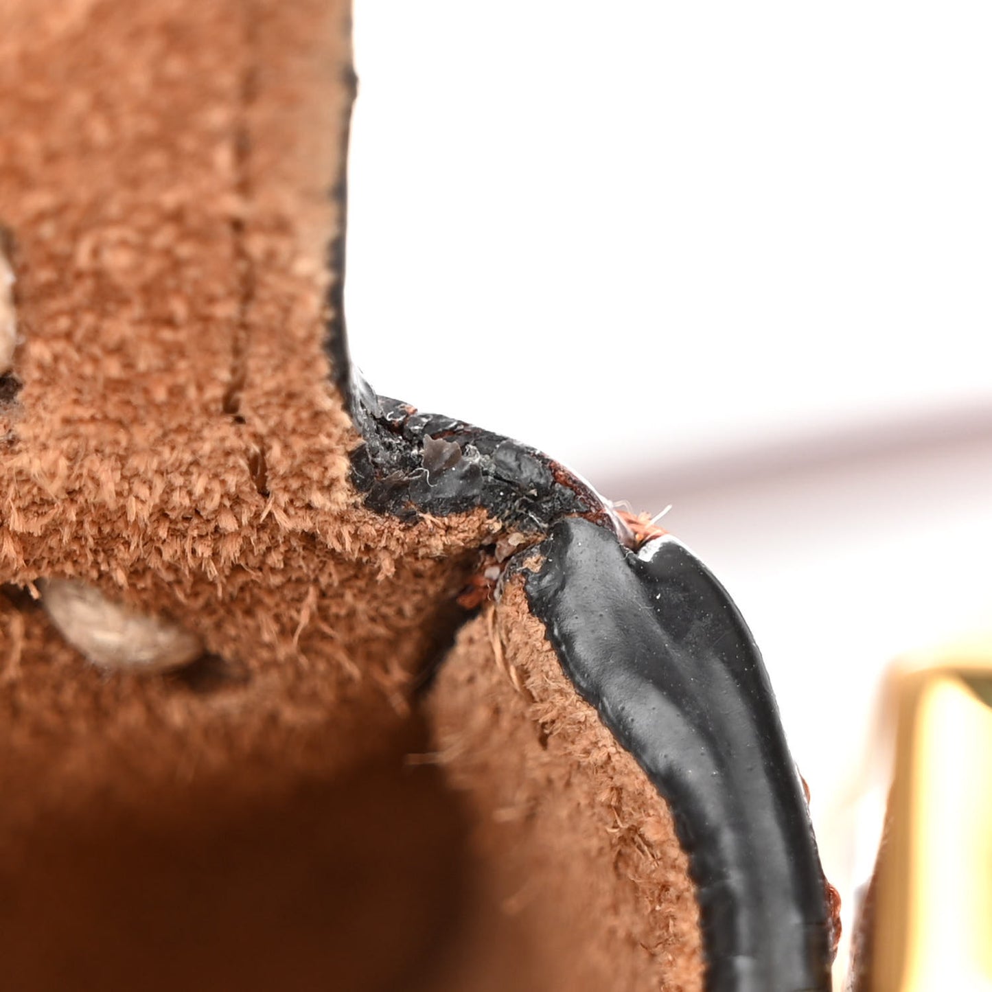 Vitello King Plexiglass Macro Stitchings Moonlight Shoulder Bag Praline