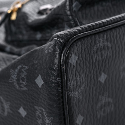 MCM Visetos Studded Medium Stark M Backpack Black 8 of 21