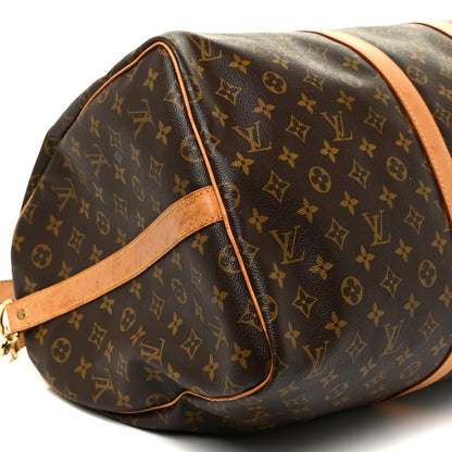 Louis Vuitton Monogram Keepall Bandouliere 55 9 of 38