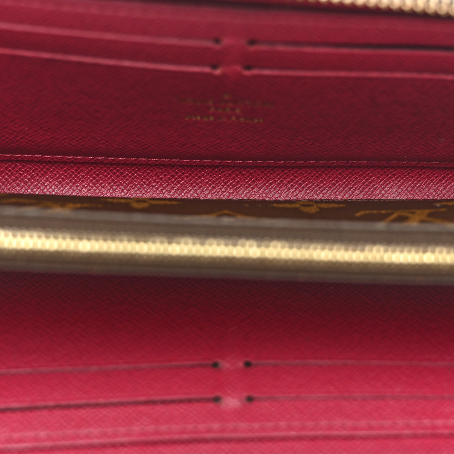 Monogram Clemence Wallet Fuchsia