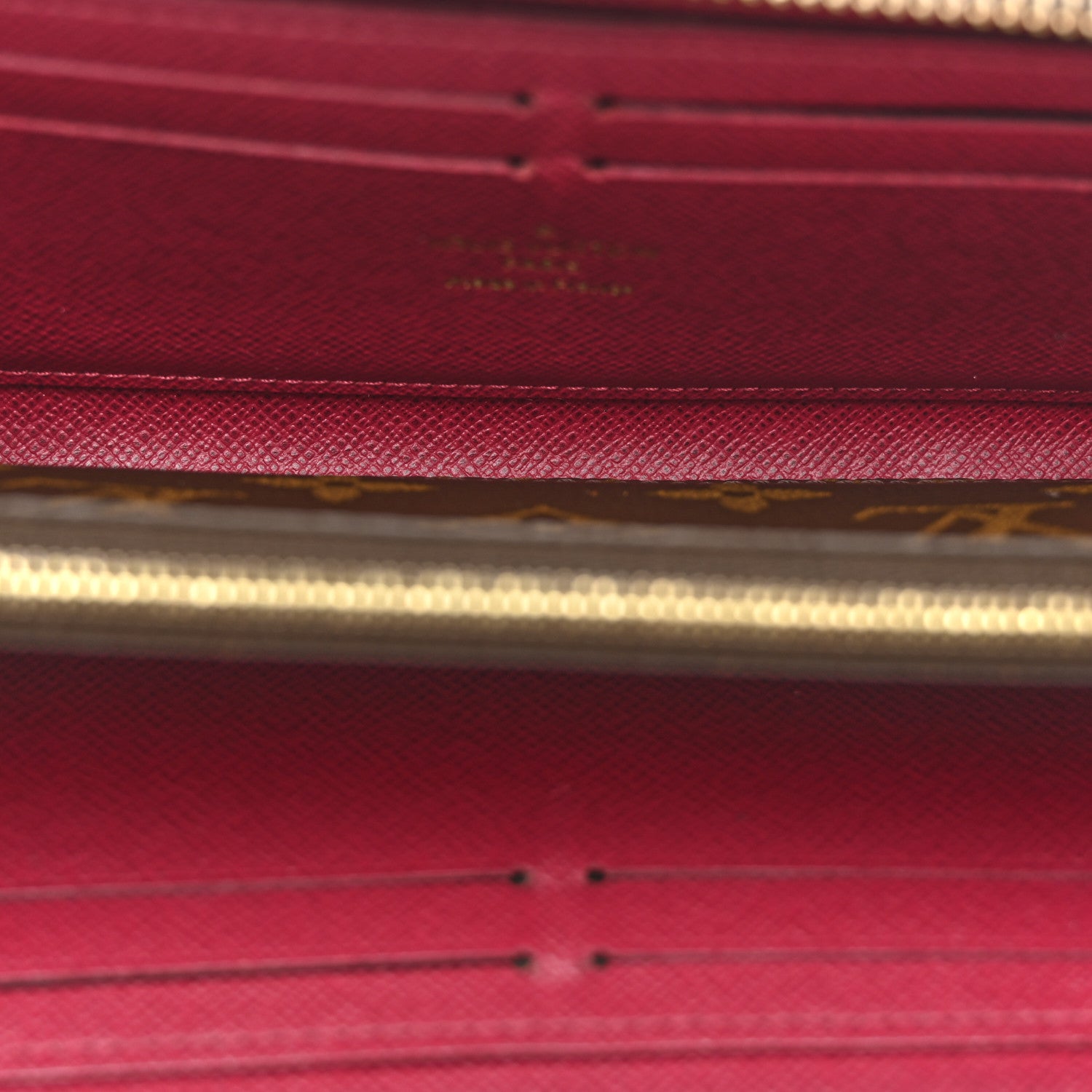Louis Vuitton Monogram Clemence Wallet Fuchsia 5 of 13