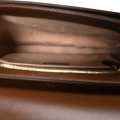 Gucci GG Supreme Monogram Horsebit 1955 Shoulder Bag Beige Brown Sugar 5 of 10