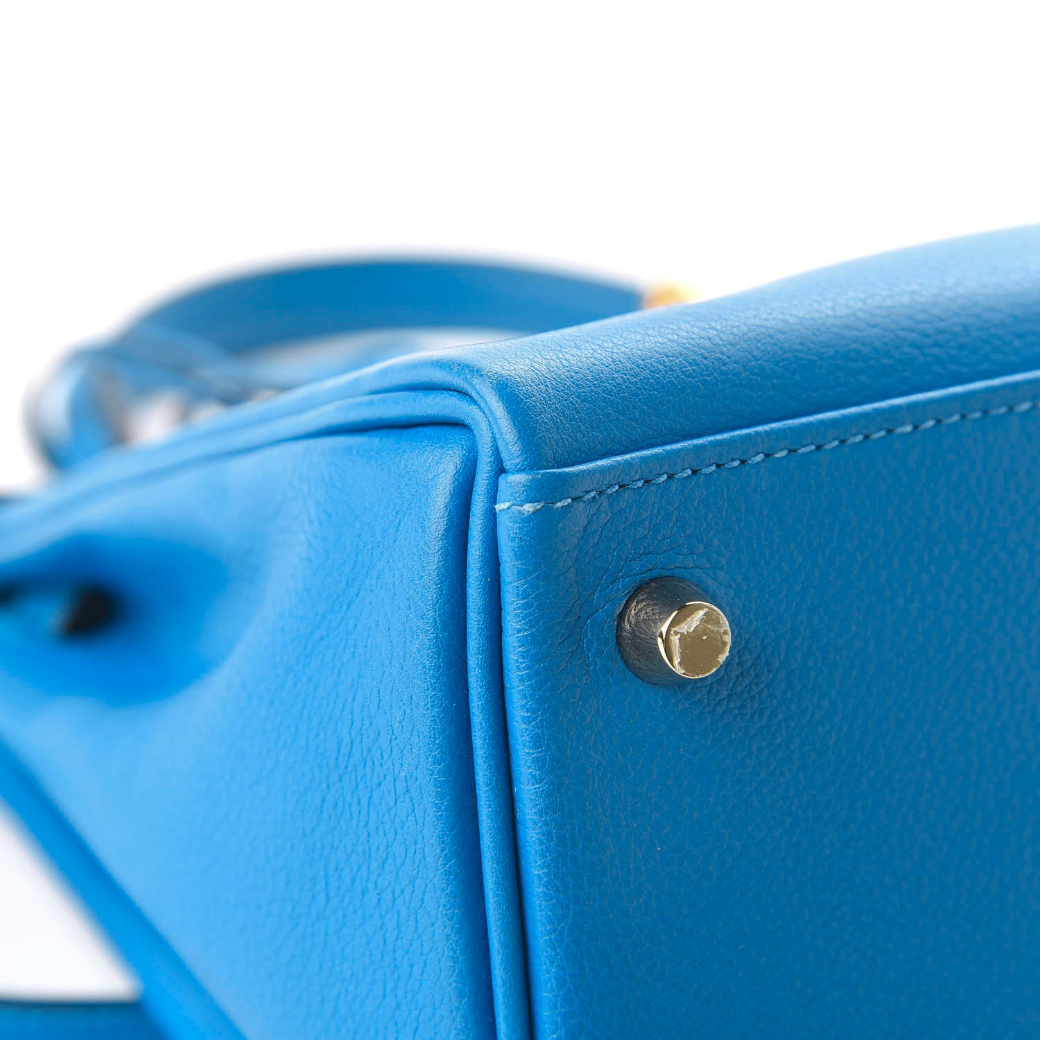 Hermes Evercolor Kelly Retourne 28 Bleu Hydra 10 of 14