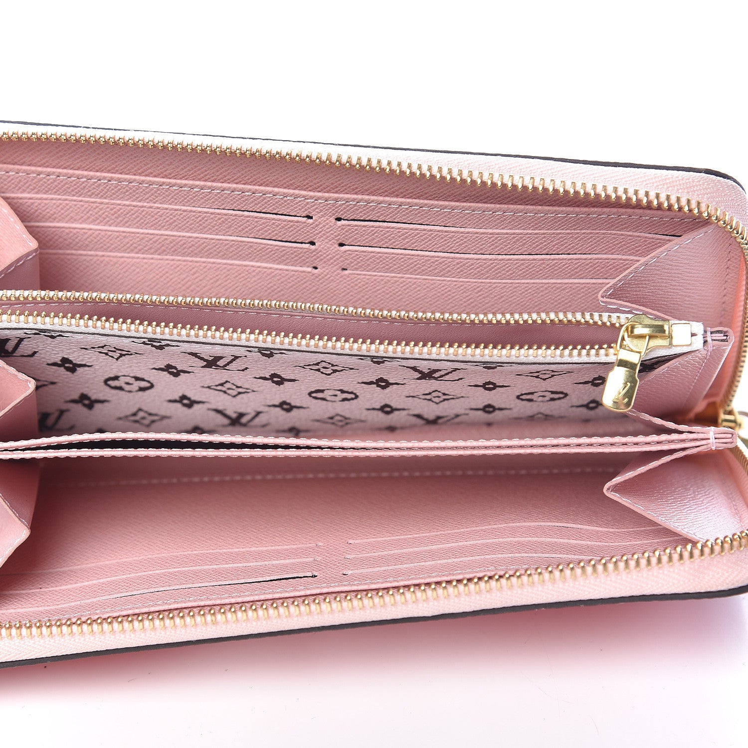 Louis Vuitton Monogram Giant Zippy Wallet Rouge Rose 5 of 7