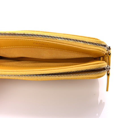 Chanel Caviar Quilted Small Clutch With Chain Yellow 7 of 18