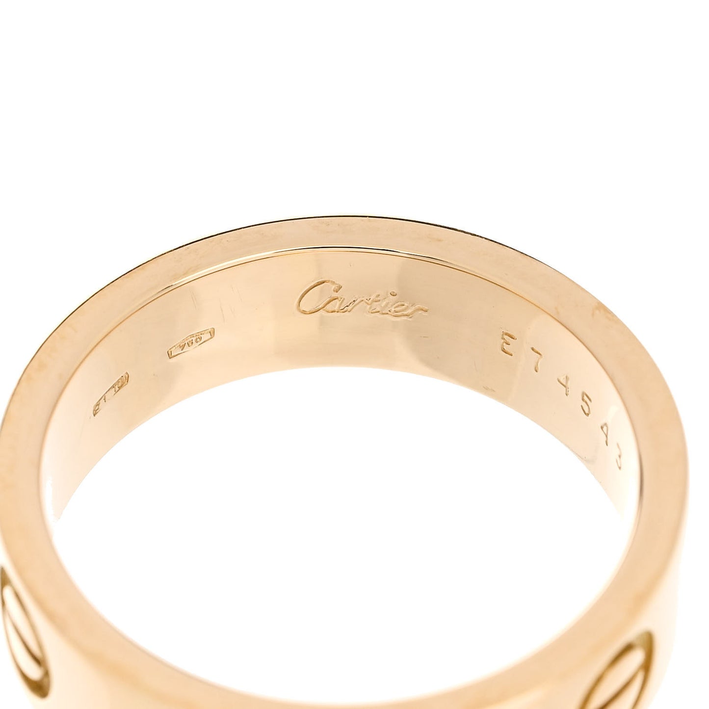18K Yellow Gold 5.5mm LOVE Ring 57 8