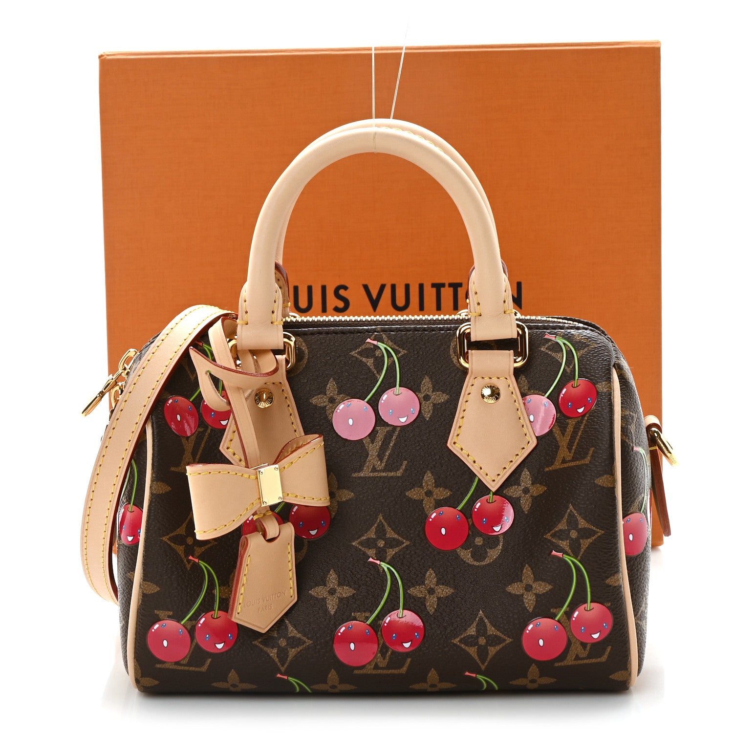 Louis Vuitton LV X TM Monogram Cerises Speedy Bandouliere 20 9 of 10