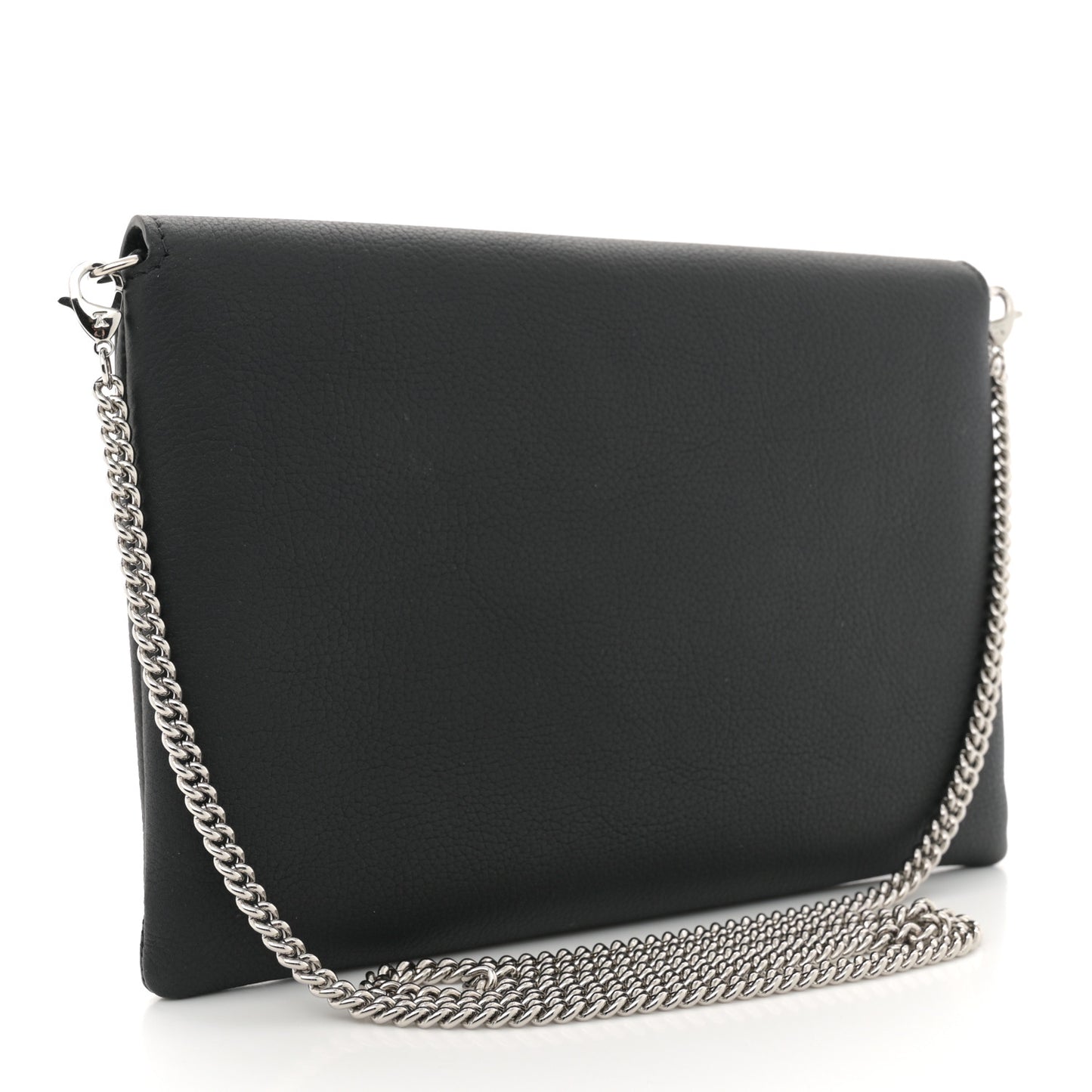 Soft Calfskin My Lockme Chain Pochette Black