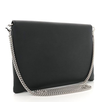 Louis Vuitton Soft Calfskin My Lockme Chain Pochette Black 3 of 10