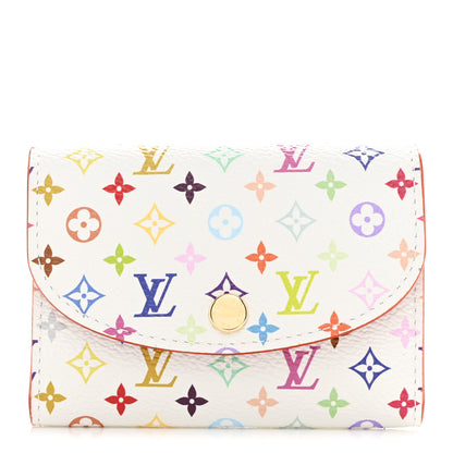 Louis Vuitton LV X TM Monogram Multicolor Rosalie Coin Purse White Kawaii Pink 1 of 7
