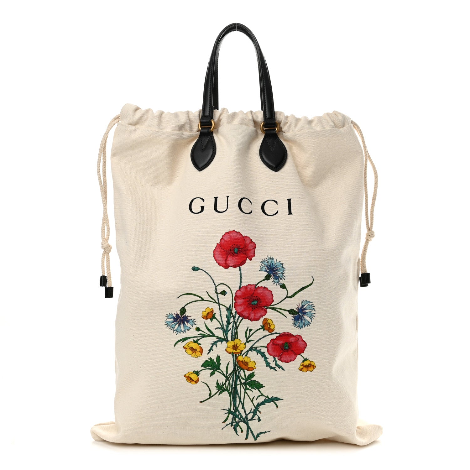 Gucci Canvas Chateau Marmont Drawstring Tote Beige 1 of 14