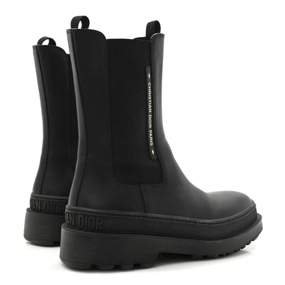 Christian Dior Calfskin Dior Trial Ankle Boots 38.5 Black 6 of 12