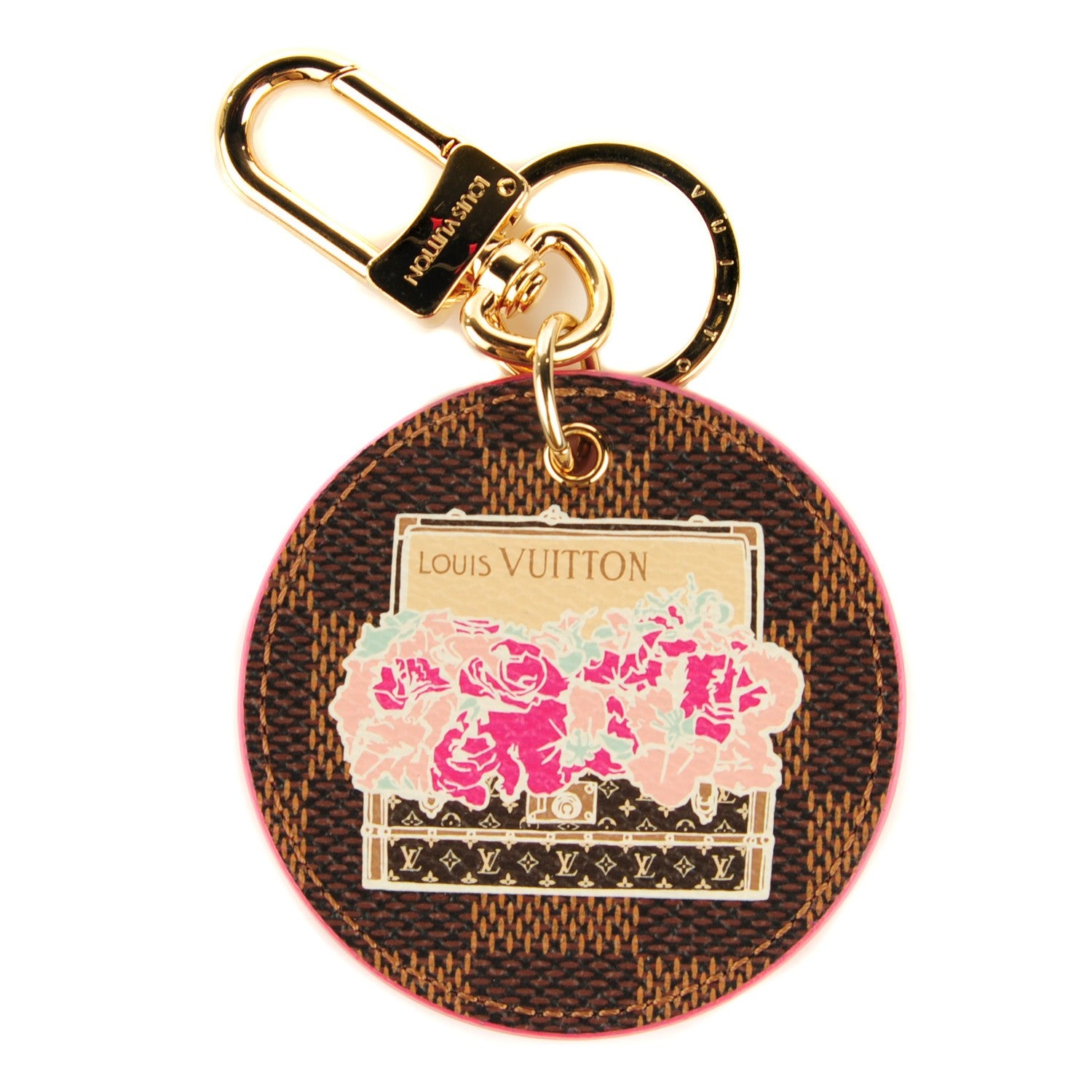 Louis Vuitton Monogram Illustre Posies Bag Charm 1 of 6