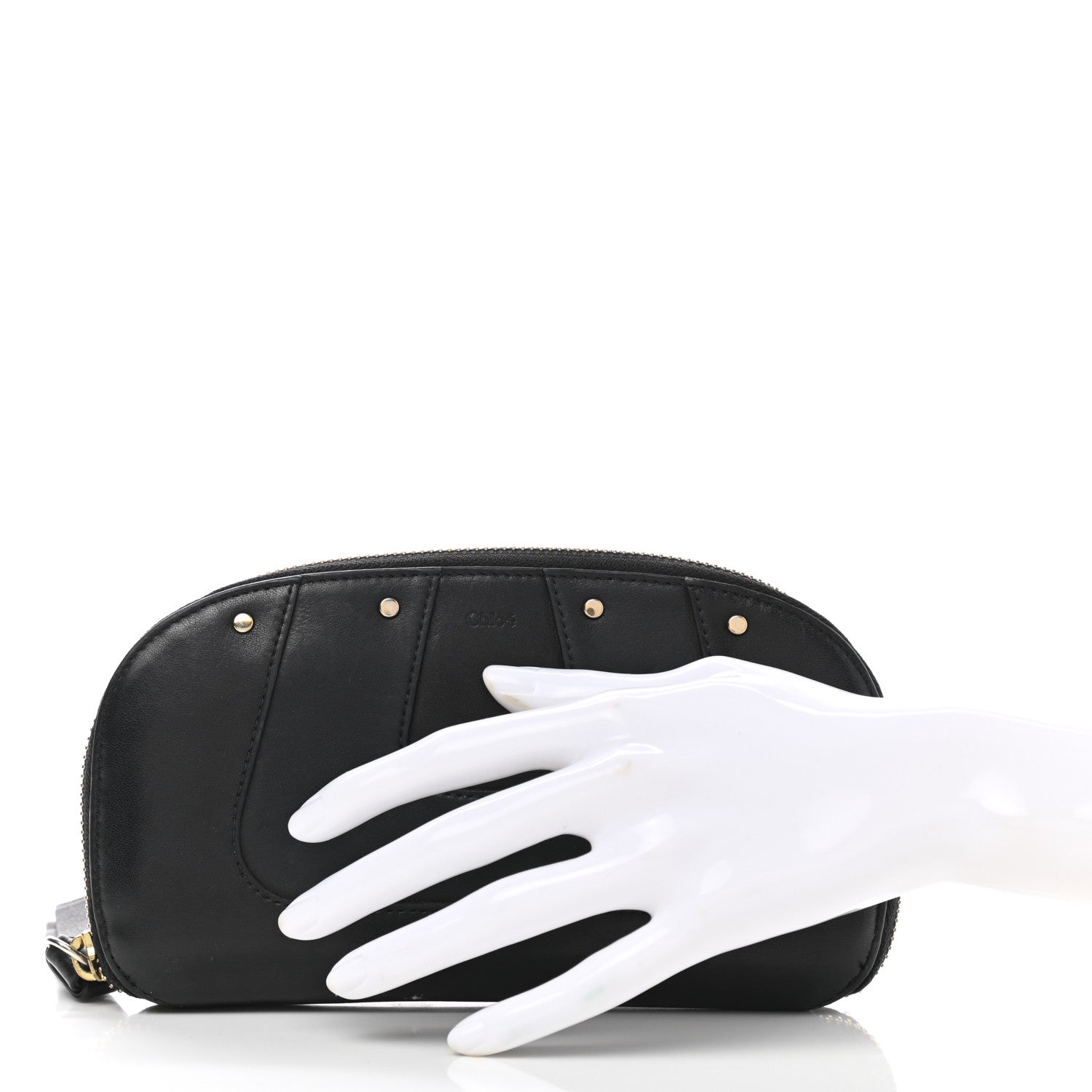 Chloe Calfskin Hayley Wallet Black 2 of 11