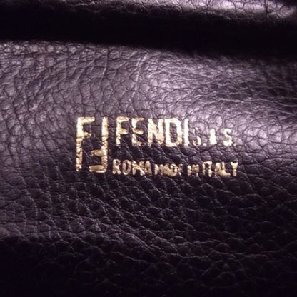 Fendi Vintage Leather Striped Shoulder Bag 7 of 9