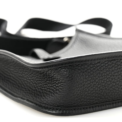 Hermes Taurillon Clemence Evelyne TPM Black 9 of 10