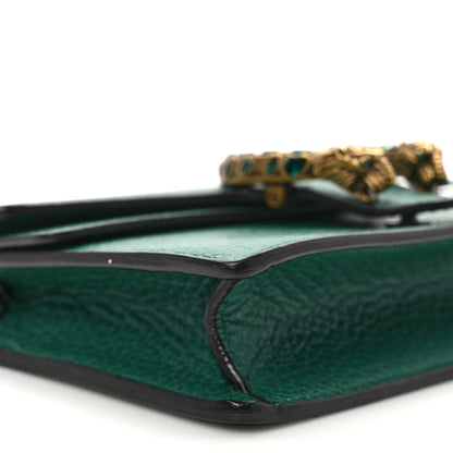 Gucci Dollar Calfskin Crystal Super Mini Dionysus Shoulder Bag Emerald 8 of 11