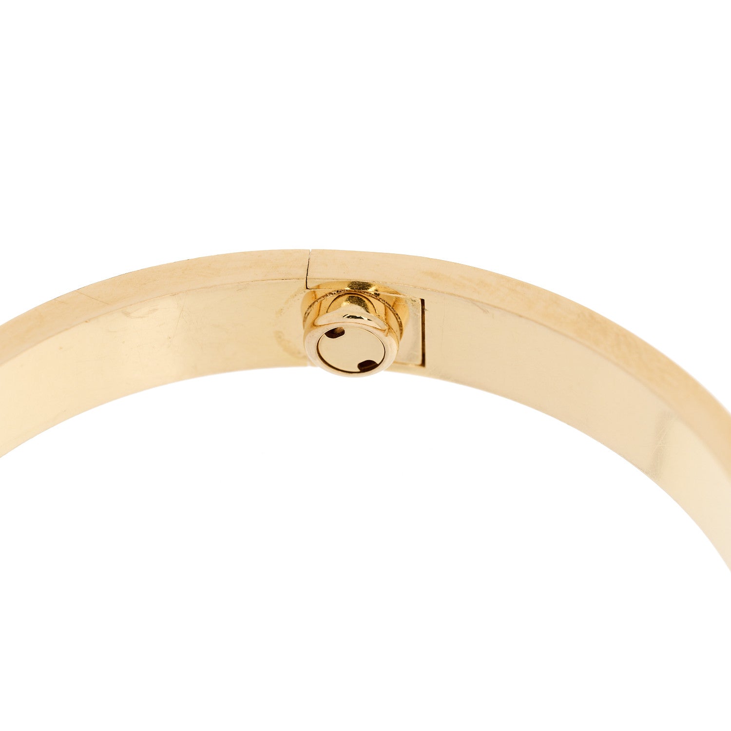 Cartier 18K Yellow Gold 4 Diamond LOVE Bracelet 16 8 of 11