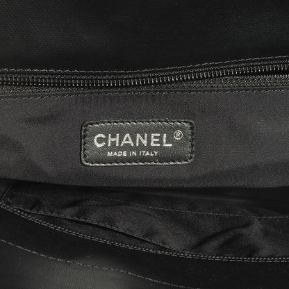 Chanel Coated Canvas Large Paris Biarritz Tote Black 7 of 8