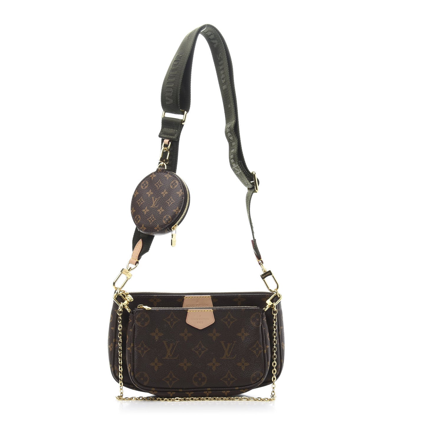 Monogram Multi Pochette Accessories Kaki