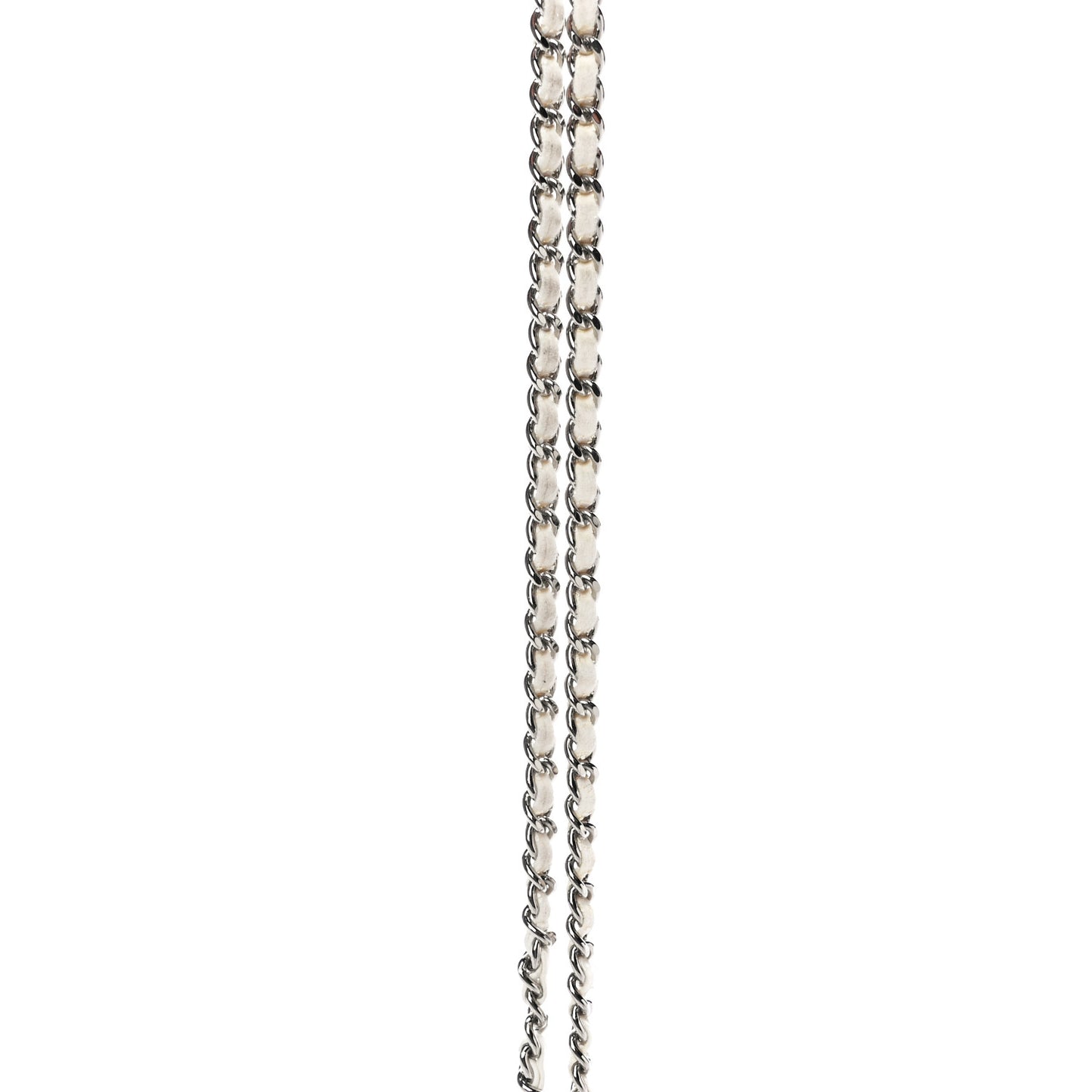 Caviar Timeless CC Wallet on Chain WOC White