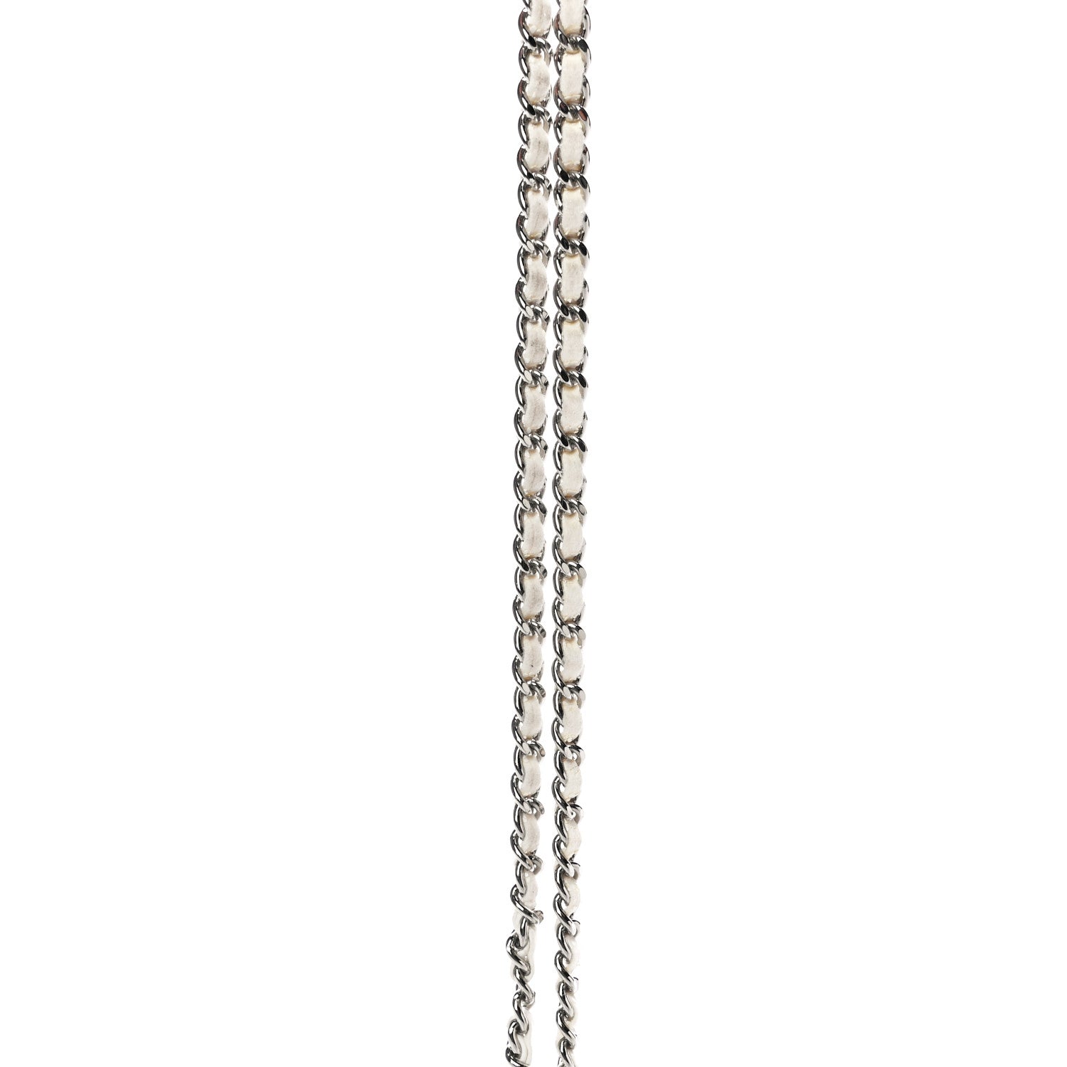 Chanel Caviar Timeless CC Wallet on Chain WOC White 11 of 21