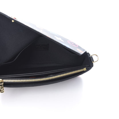 Louis Vuitton Game On Felicie Chain Wallet Black 6 of 13