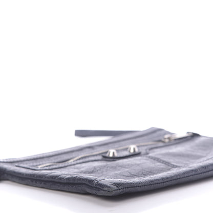 Balenciaga Agneau Arena Classic Hardware Small Clip Bleu Nuit 5 of 8