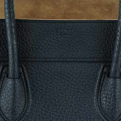 Celine Bullhide Calfskin Medium Phantom Luggage Navy Blue 6 of 9