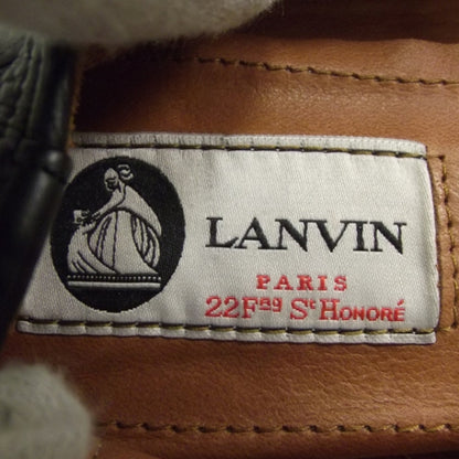 Lanvin Leather Elastic Ballet Flats Black 40 7 of 7