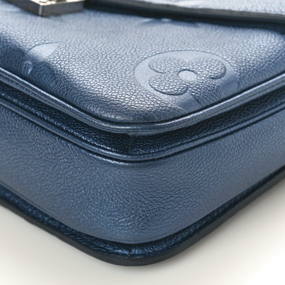 Louis Vuitton Metallic Empreinte Monogram Giant Pochette Metis Navy Nacre 9 of 9