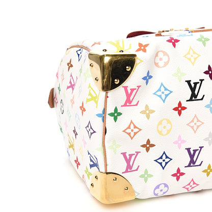 Louis Vuitton Monogram Multicolor Speedy 30 White 7 of 10