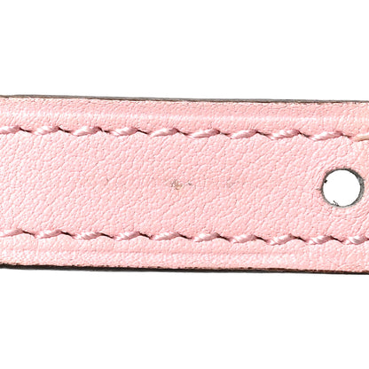 Hermes Epsom Swift 13mm Belt Strap 80 Rose Sakura Etoupe 6 of 6
