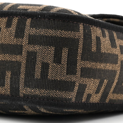 Fendi Fabric Jacquard FF 1974 Medium Baguette Tobacco Moro Black 10 of 10