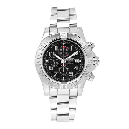 Breitling Stainless Steel 48mm Super Avenger II Automatic Watch Volcano Black A13371 1 of 5