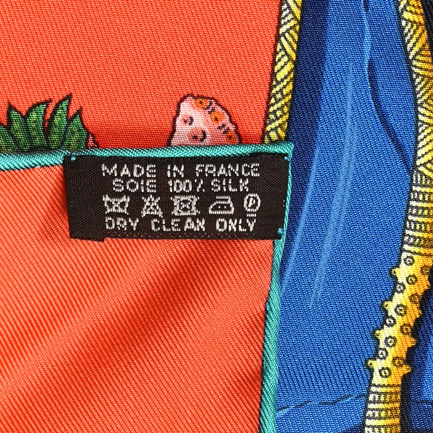 Hermes Silk Chemins De Corail Scarf 90 5 of 5