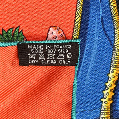 Hermes Silk Chemins De Corail Scarf 90 5 of 5