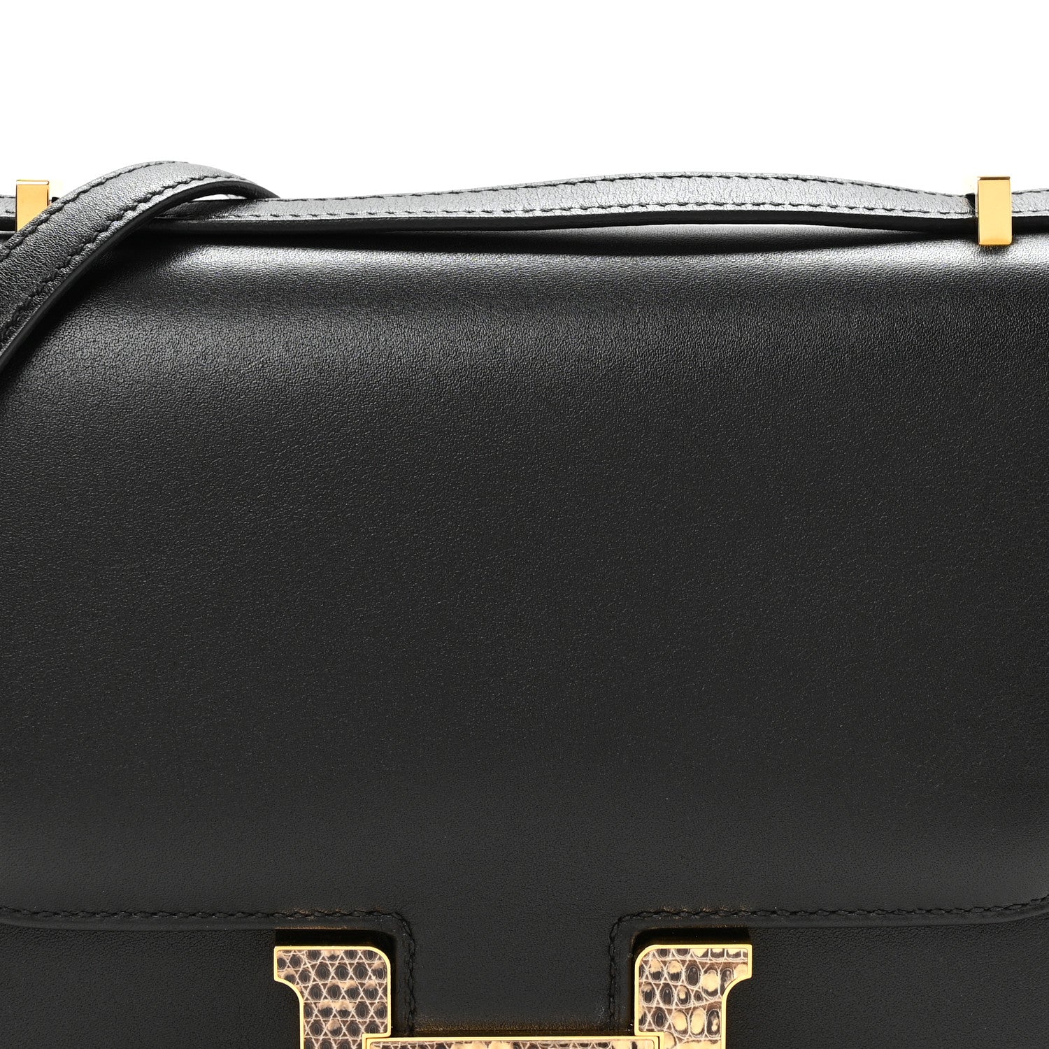Hermes Tadelakt Lizard Marquette Constance 18 Black Ombre 8 of 11