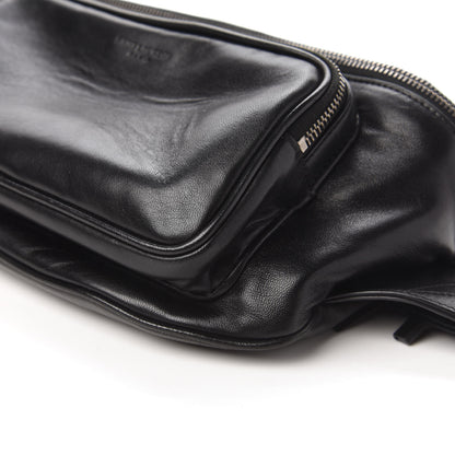 Saint Laurent Lambskin Subway Belt Bag Black 7 of 9