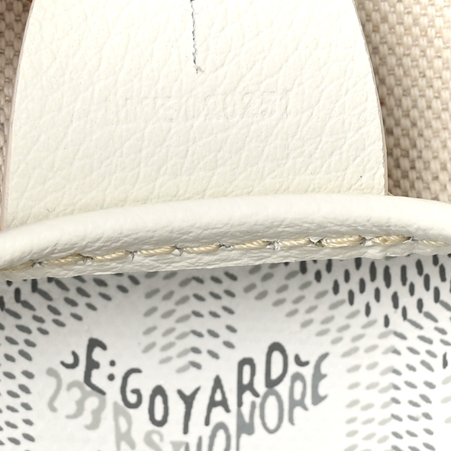 Goyard Goyardine Artois PM White 7 of 10