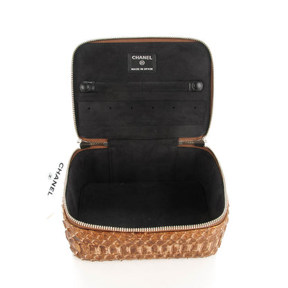 Chanel Python Jewelry Case Khaki 5 of 7
