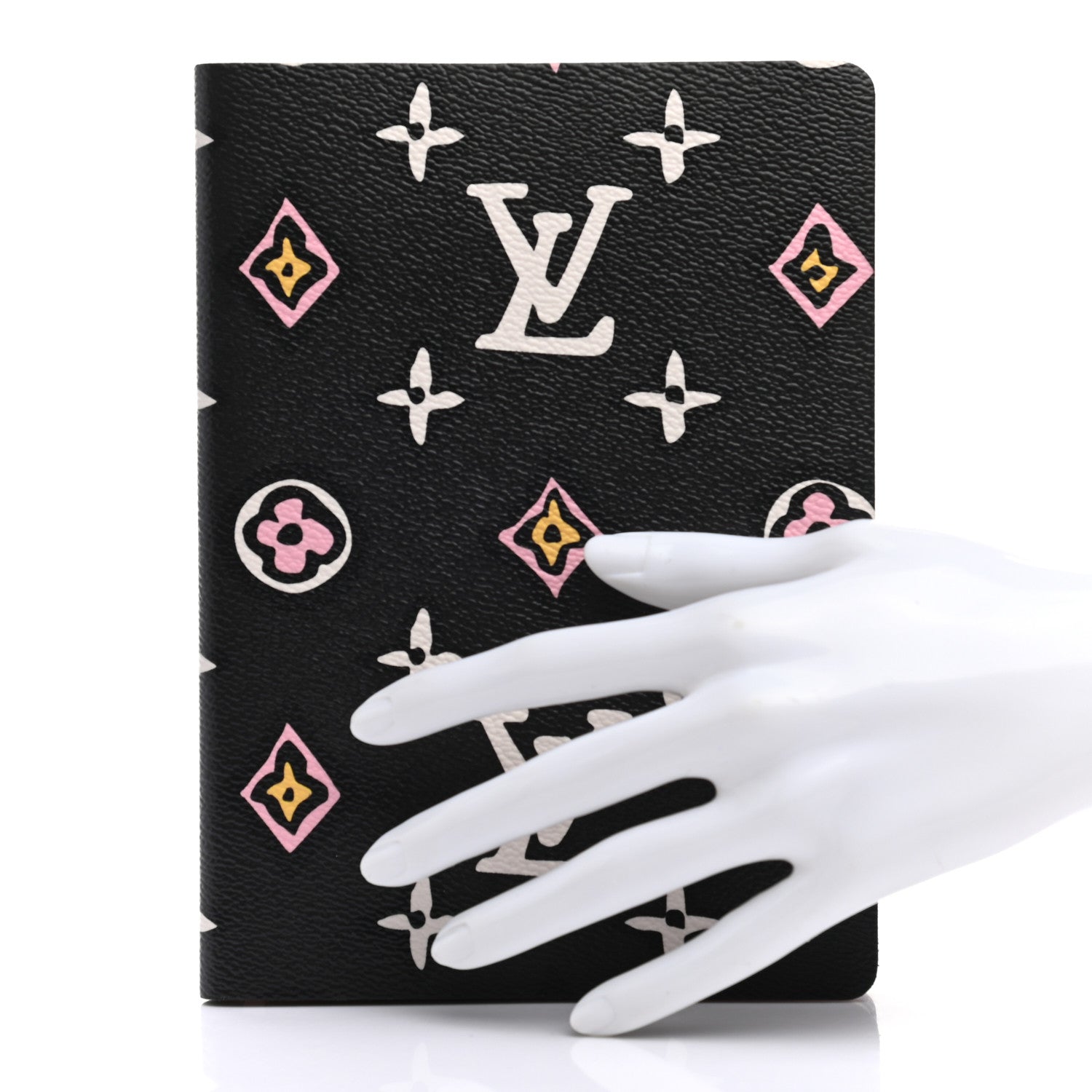 Louis Vuitton Monogram Wild At Heart Clemence Notebook Black 2 of 6