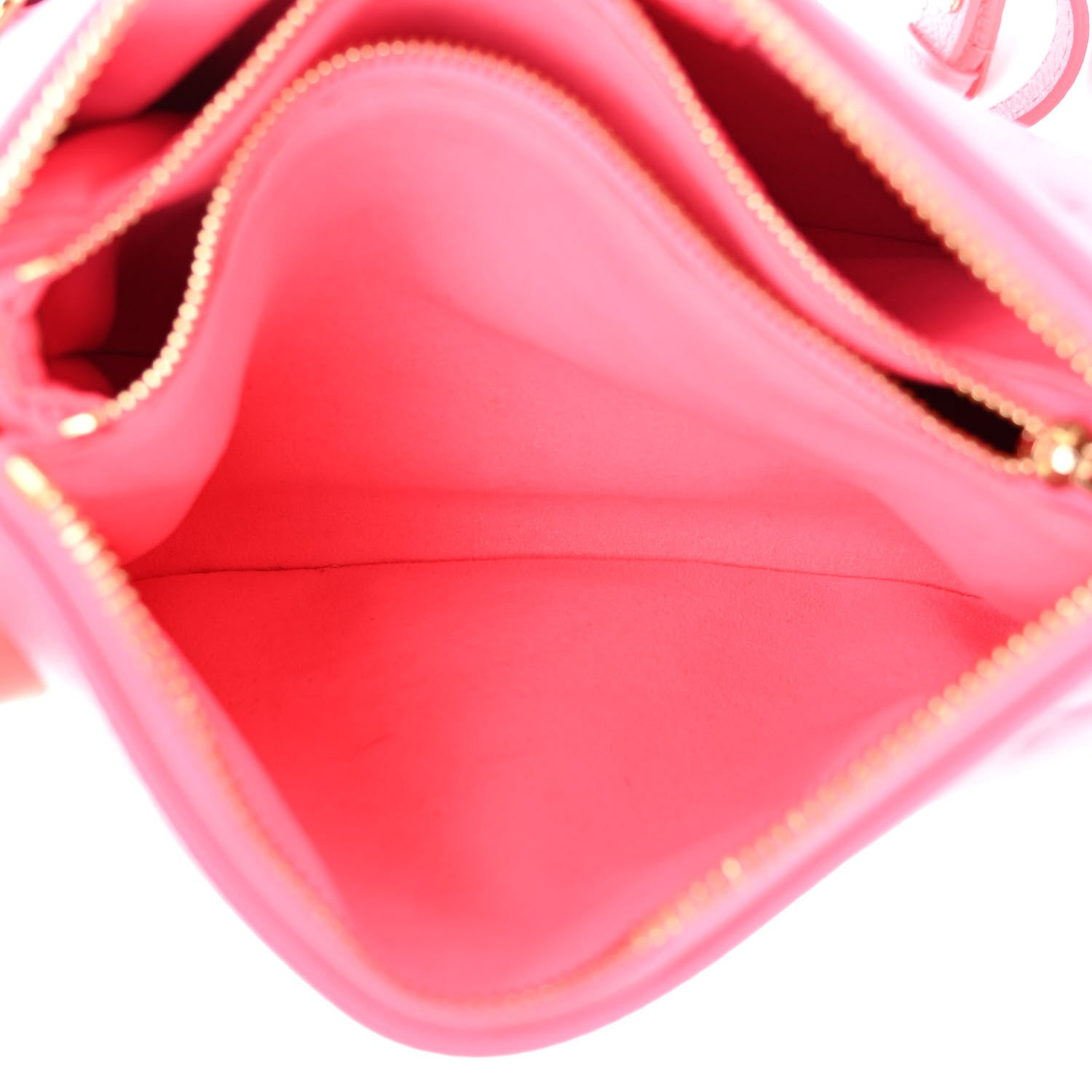 Louis Vuitton Calfskin Embossed Monogram Coussin BB Rose Fluo 7 of 12