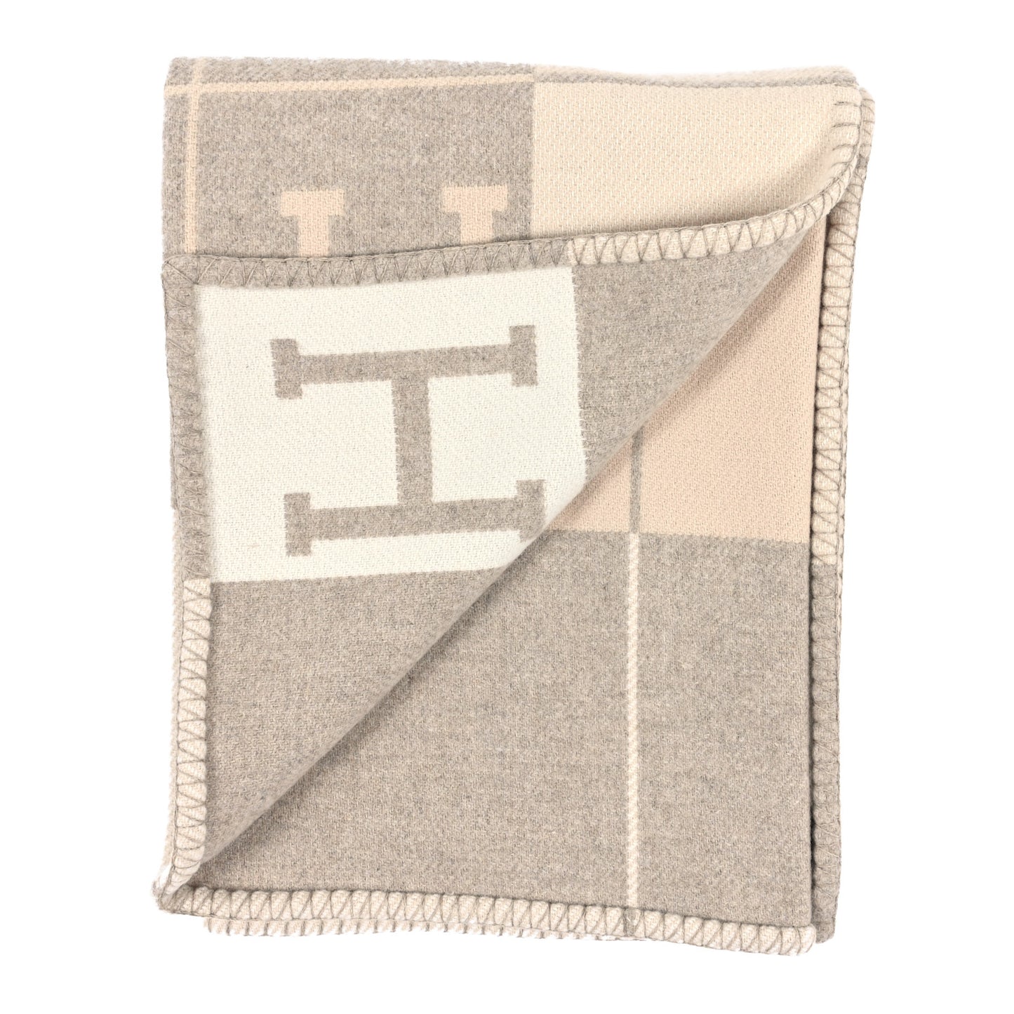 Wool Cashmere Avalon III Blanket Coco Camomille