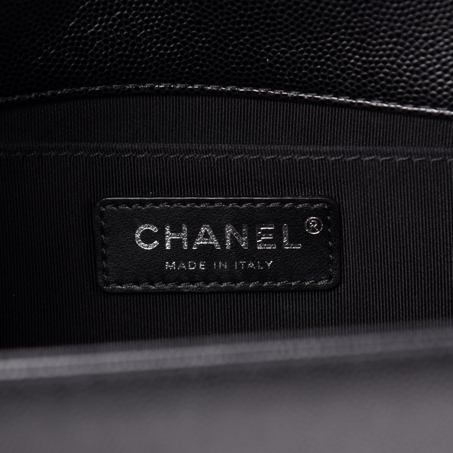 Chanel Caviar Quilted Medium Boy Flap Black 6 of 12